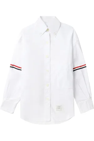 Thom Browne Skjorta med randdetalj