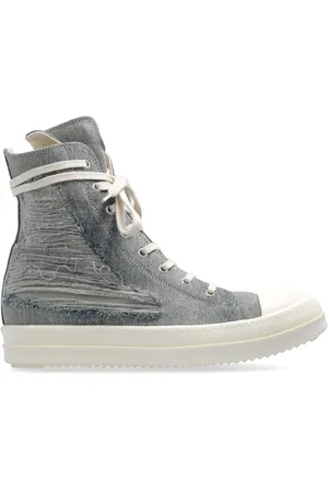 Rick Owens Sneakers med sliten detalj