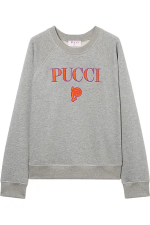 Puccini Tröja med broderad logotyp