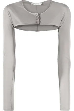 CHRISTOPHER ESBER Långärmad croptop