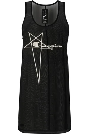 Rick Owens ärmlös klänning med logotyp