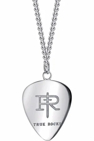 TRUE ROCKS Halsband med litet plektrum