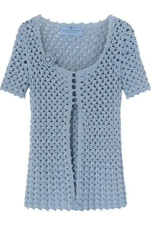 ERMANNO SCERVINO Virkstickad kofta