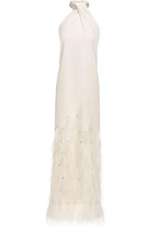 HUISHAN ZHANG Vic Gown Antique White Sable
