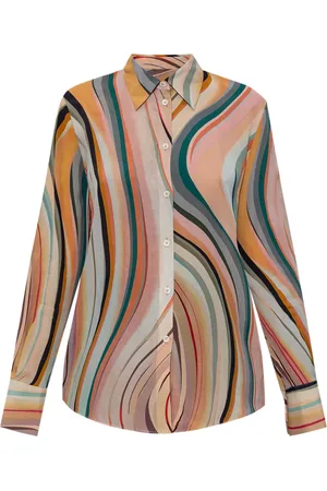 Paul Smith Swirl skjorta med tryck