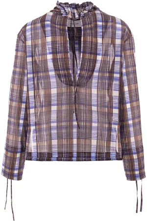 Salvatore Ferragamo August rutig blus