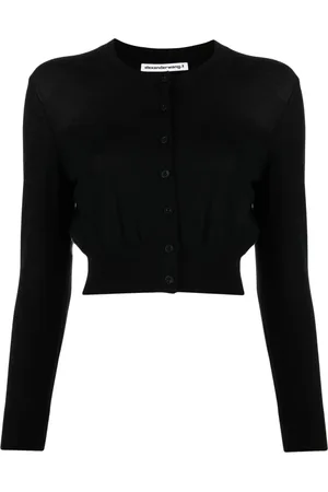 Alexander Wang Kofta med präglad logotyp och dragkedja