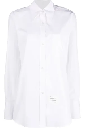 Thom Browne Skjorta med spetsig krage