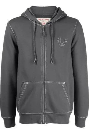 True Religion Huvtröja med broderad logotyp