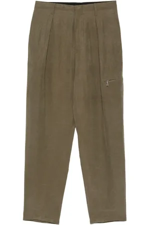 Giorgio Armani Byxor med plisserad detalj
