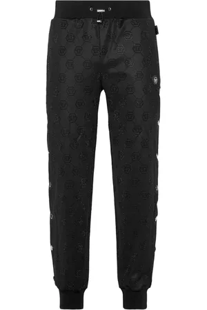 Philipp Plein Sweatpants med monogram