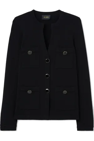 ST. JOHN Stickad cardigan