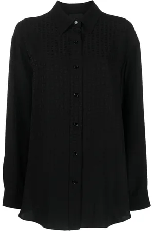 Givenchy Sidenskjorta med logotyp