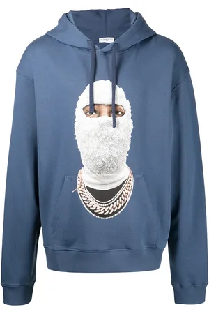 Ih Nom Uh Nit Gold Face hoodie med tryck