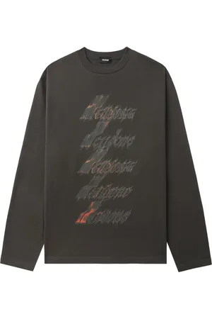 We11 Done Sweatshirt med logotyp