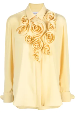 Viktor & Rolf Skjorta med blomapplikation