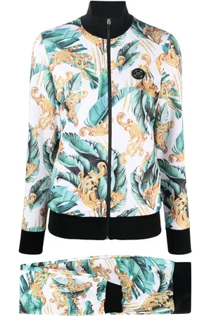 Philipp Plein Blommiga mjukisbyxor