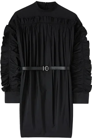 Jil Sander Midiklänning med volangdetalj