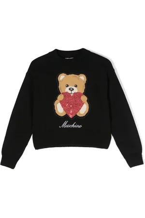 Moschino Teddy Bear tröja med rundad hals