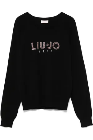 Liu Jo Tröja med strassprydd logotyp