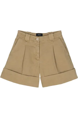 FAY Shorts med uppvikt fåll