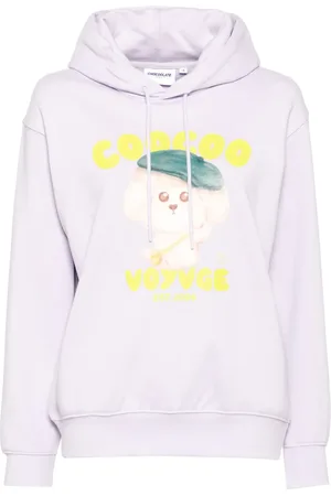 Chocoolate Hoodie med grafiskt tryck