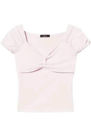 Twin-Set Topp med draperad detalj