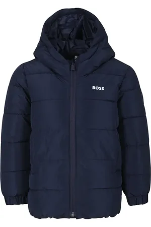 HUGO BOSS Vadderad jacka med logotyp