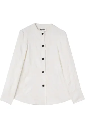 Jil Sander Skjorta i blommig jacquard