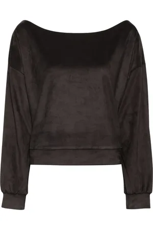 Cynthia Rowley Sweatshirt med vid krage