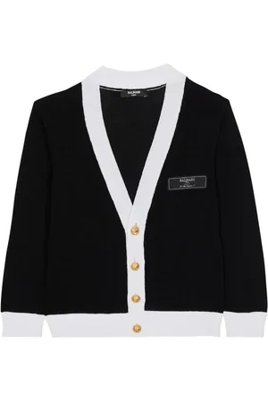 Balmain Tvåfärgad kofta