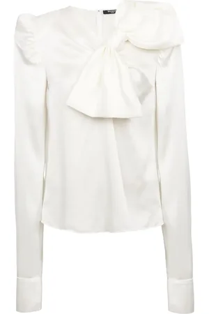 Balmain Blus med rosettdetalj