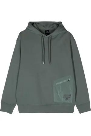 Armani Exchange Hoodie med broderad logotyp