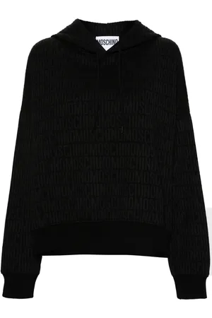 Moschino Hoodie med logotyp