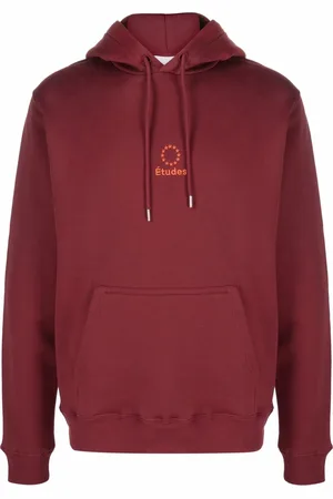 Etudes Klein hoodie med broderad logotyp
