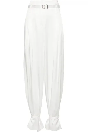 Jil Sander Plisserade raka byxor