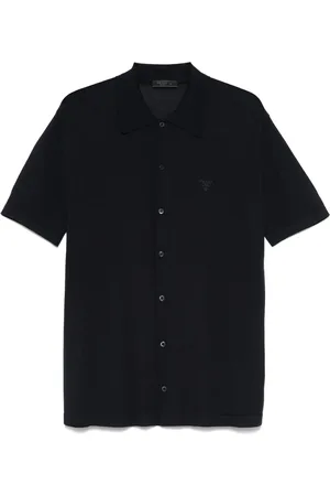 Prada Skjorta med broderad logotyp