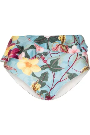 PATBO Hibiscus bikinitrosor med volangdetalj
