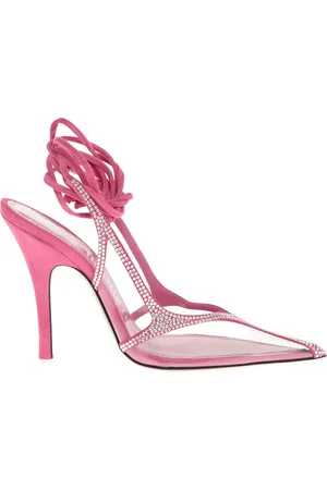 The Attico Venus Chrome pumps 100 mm