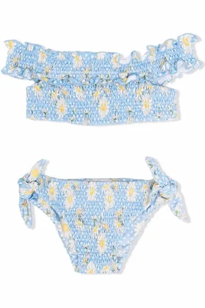 MONNALISA Blommig bikini med rysch