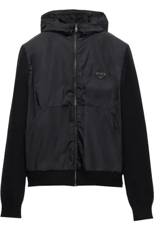 Prada Hoodie i gabardin