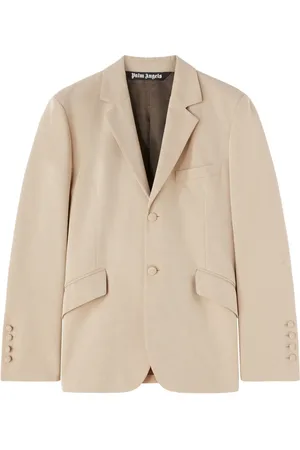 Palm Angels Enkelknäppt figursydd blazer