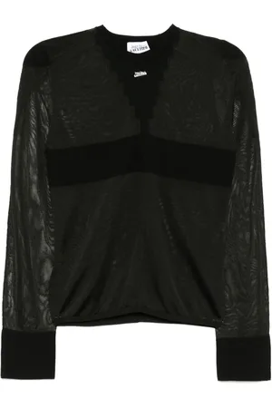 Jean Paul Gaultier The Logo stickad topp