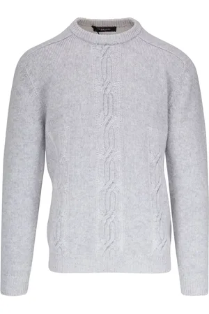 Kiton Kashmirtröja med rundad hals