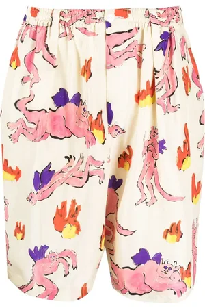 Marni Bermudashorts med grafiskt tryck