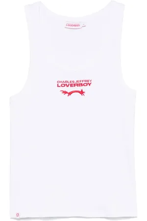 Charles Jeffrey Loverboy Linne med broderad logotyp