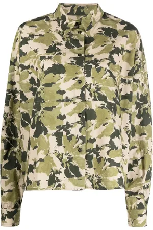 Woolrich Wilderness kamouflagemönstrad skjorta