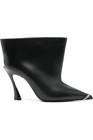 MUGLER 85 mm läderstövletter