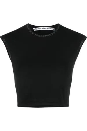 Alexander Wang Croptop med logotypkant