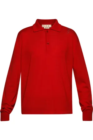 Marni Pikétröja med broderad logotyp